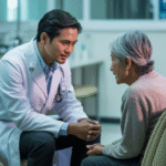 Portrait of Dr. Rudi Setiawan, internist, in a hospital setting